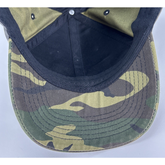 USA Green Camouflage Ball Cap Hat Adult Adjustable Back Strap Fits Most - Picture 13 of 13